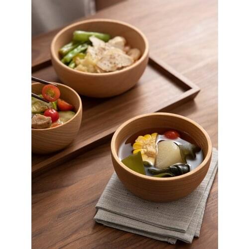 JIATA Kitchen Wooden Bowls