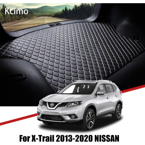 For Nissan X-Trail T32 XTrail 2013 2014 2015 2016 2017 2018 Leather Car Trunk Mat Carpet Rogue Tail Cargo Liner Pad Boot Mat