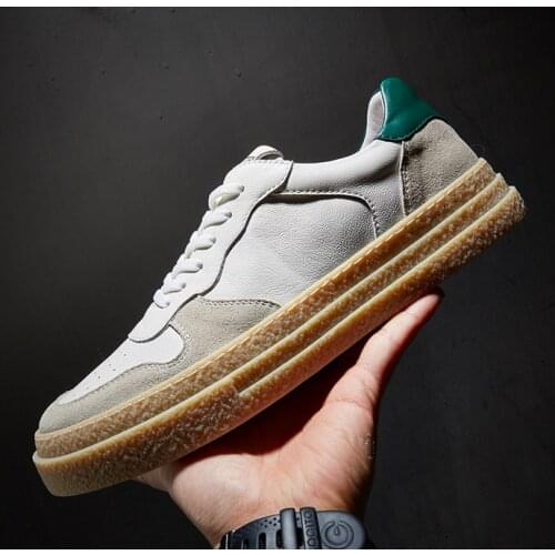 Fashion Men Sneakers Casual Color matching beef tendon shoes shoes mens flat breathing sports casual shoes round toe sole