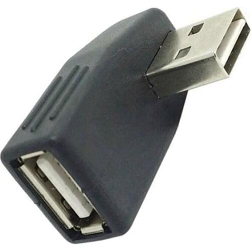 Left/right/below/above angle 90 degree USB 2.0 A Male Female Adapter Connecter for Laptop PC Durability and Stable Performance