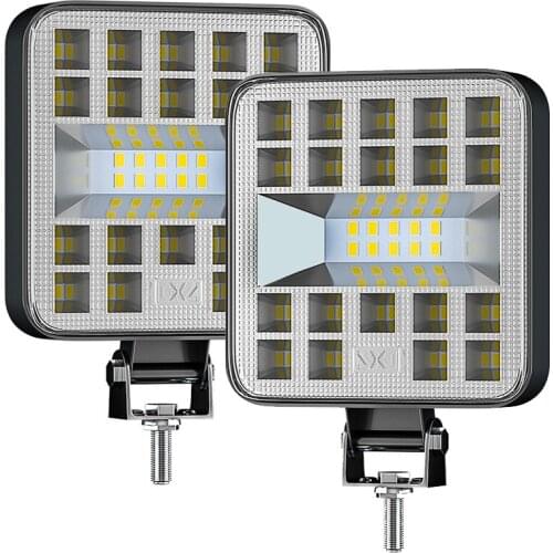 Mini 12V 24V 87W LED Work Light Bar Off Road Spot Flood LED Bar Light Bar for Truck 4x4 Jeeps Atv Car Driving Fog Lampar SUV ATV