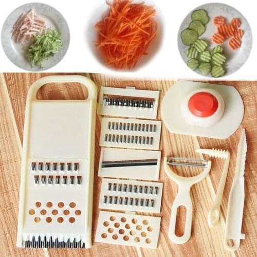 11Pcs/Set Multifunctional Shredder Fruit Vegetable Peeler Potatoes Slicer Chopper Cutter Vegetable Grater Slicing Kitchen Tools