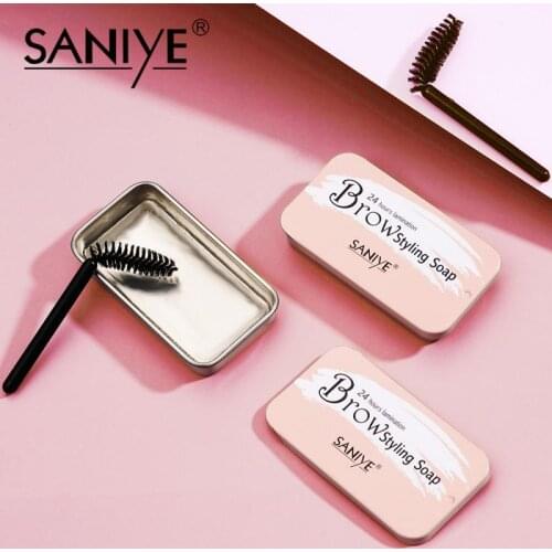 Eyebrow Soap Wax Eyebrow Cream Enhancers Long-lasting Waterproof 3D Feathery Wild Eye Brows Gel With Brush Makeup TSLM1