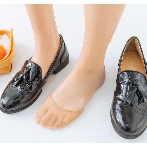 High Heels Cushion Anti-Slip Silicone Shoe Cushion Dotted Invisible Forefoot Insole Pad Front Heel Socks