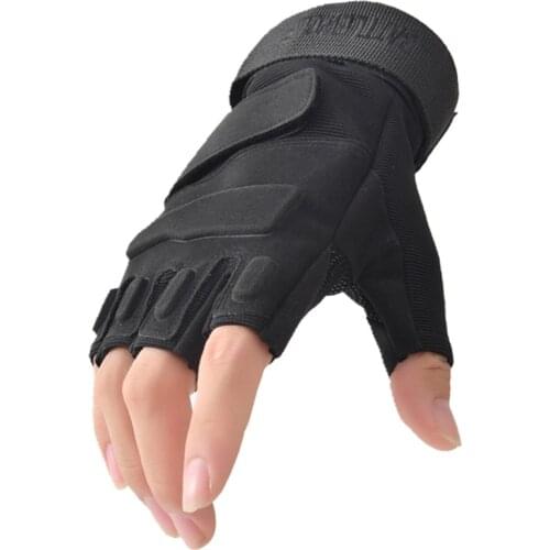 Newly Army Military Fingerless Tactical Gloves Fitness Gym Gloves Men Women Antiskid Anti-Slip Cycling Half Finger Mens Gloves