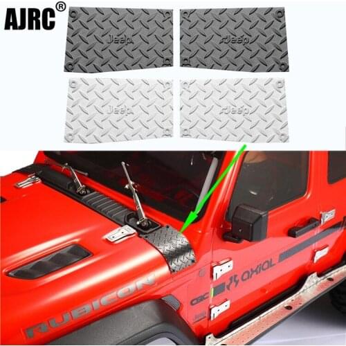 AXIAL SCX10 III JEEP Wrangler hood decorative plate jeep A-pillar beam side corner anti-scratch plate