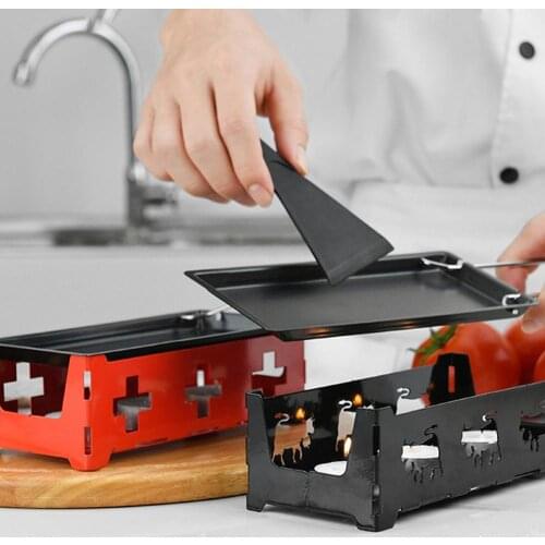 Portable Swiss Cheese Oven Mini Non-stick Butter Cheese Baking Pan Scottish Style BBQ Dish durable Baking tray kitchen Tools