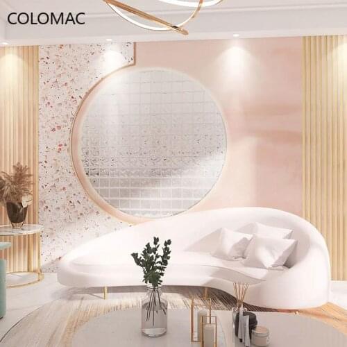 Colomc Custom Nordic Light Luxury Beauty Salon Wallpaper KOL Clothing Store Mural Self-adhesive Waterproof Sticker Drop Shopping