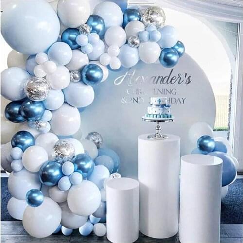 Birthday Balloon Garland Arch Kit Baby Shower Balloon Boy Birthday Party Decor Kid Globos Balon 1st One Year Girl Birthday Decor