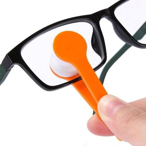 Eye Glasses Cleaning Brush Lens Brush Cleaner Wipe Microfiber Spectacles Eyeglass Eyewear Screen Rub Dropshipping Mini Soft Tool