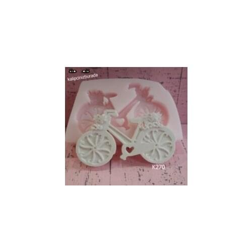 Bicycle silicone mold
