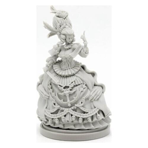 Special offer die-cast resin model KD 57 court barrister white model free shipping