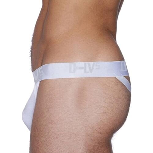 Men Thongs G-Strings Male Cotton Underwear Sexy Flexible In Natural Jock Straps With Logo Waistband Bikini Underpants Gay