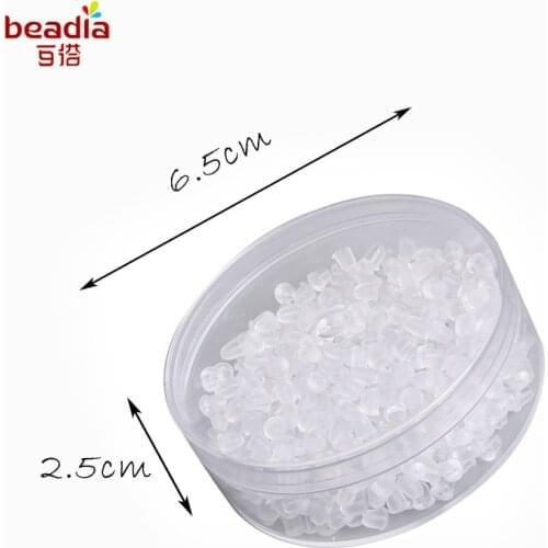 Earplugs 1000pcs/Box Earrings Jewelry Accessories Rubber Silicone Blocked Plastic Earrings Back Stoppers for DIY