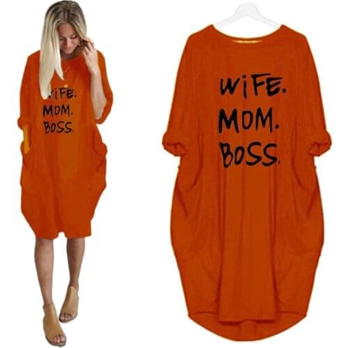 Plus Size Women Dress Letters Print T-shirt summer Dress Loose Round Neck Short Sleeve Ladies Casual Patchwork Knee Dresses