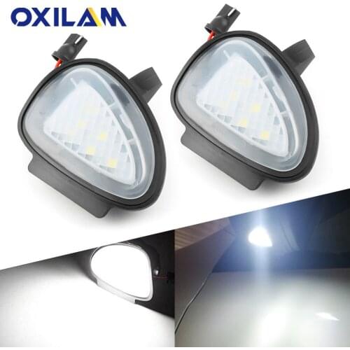 2x Canbus Error Free Car Led Under Side Mirror Puddle Semaphore Lights for VW Volkswagen Golf 6 golf6 Passat B7 Cabriolet Touran