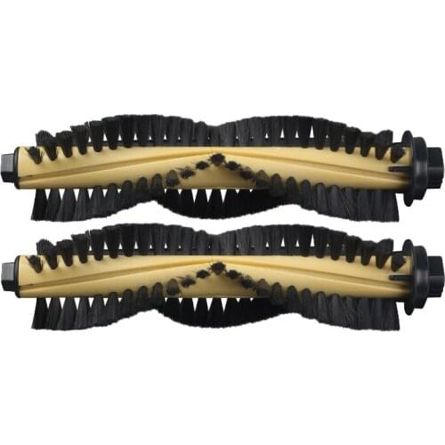 2pcs Robot Vacuum Cleaner Roller Brush for Polaris PVCR 0726W 0826 0926w Robotic Vacuum Cleaner Parts Main Brushes Replacement