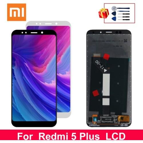 5.99" For Xiaomi Redmi 5 Plus LCD Touch Screen Digitizer Display Assembly Replacement Parts With Frame For Redmi 5 Plus Display