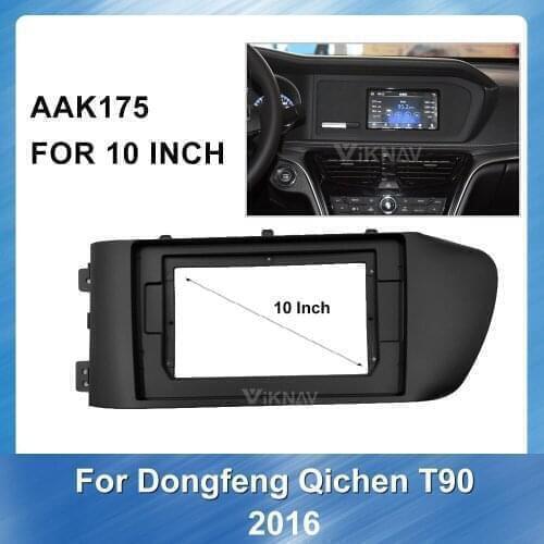 Car Radio Fascia For Dongfeng VenuciaT90 2016 DVD frame Dash Mount Kit Adapter Trim Facial Panel Frame Dashboard 2 Din