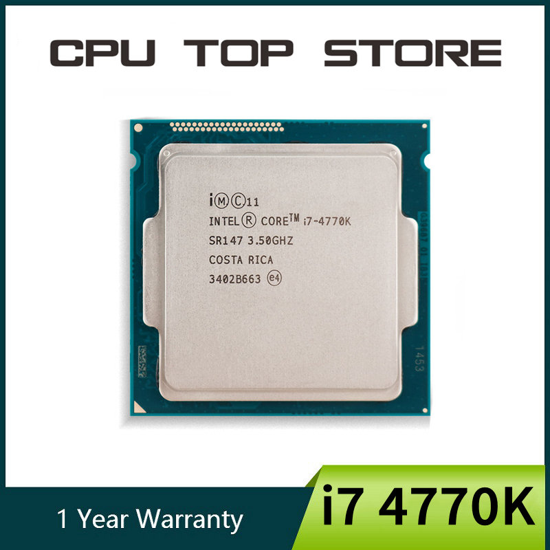 Intel Core i7 4770K SR147 3.5GHz Quad-Core CPU Desktop Processor