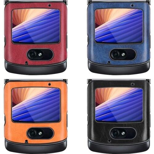 For Motorola Razr 5G Case Motorola Razr 2 5G 2020 Case Suture Soft Edge PU Leather Hard Phone Cover For Motorola Razr2 5G Case