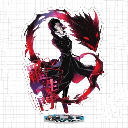 16cm Ryunosuke Akutagawa Acrylic Figures Bungo Stray Dogs Anime Figure Stand Model Decoration Cosplay DIY Collection Gifts Toys