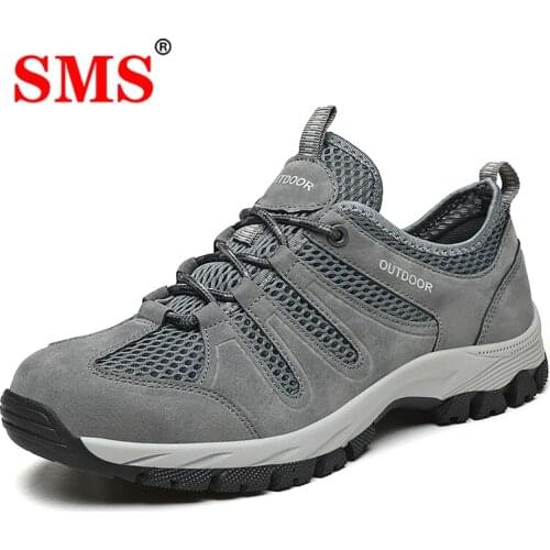 Men Casual Shoes Summer Outdoor Mesh Water Shoes Men Trainers Sneakers Non-slip Climbing Hiking Shoes Breathable Treking Shoes