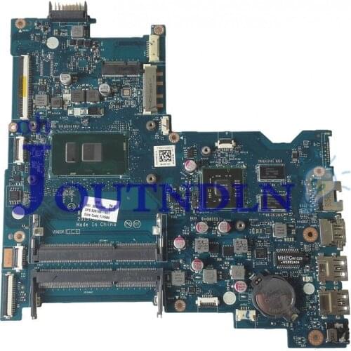 JOUTNDLN FOR HP 15-AC Laptop Motherboard 828188-001 828188-501 828188-601 ASL50 LA-C921P DDR3 W/ I7-6500U CPU R5M330 2GB GPU