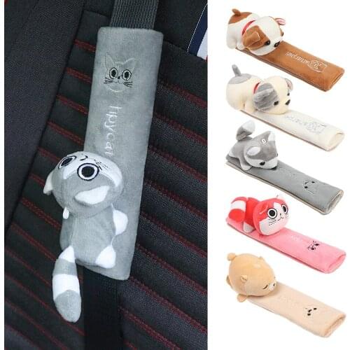 General Model Cartoon Seat Belt Car Seat Belt Shoulder Pad Car Shoulder Protector Car Accessories Interior Three-Dimensional