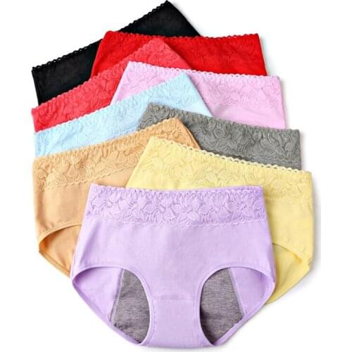 Womens underwear Physiological Pants Warm Proof Incontinence Leak Proof Menstrual Knickers Cotton Health Seamless Briefs