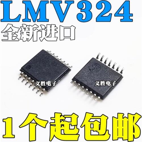 New and original LMV324 LMV324MT LMV324MTX TSSOP14 Ultra-thin compact foot, four road operational amplifier, assembly SOP14