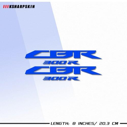 New Motorcycle reflective fuel wheels fairing portable luggage helmet stickers sign decoration Decals For HONDA CBR300R cbr 300r