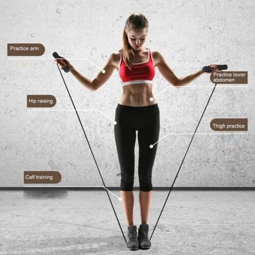 Rope Skipping Professional Steel Wire Fitness Rope Skipping Adult Sports Fitness Weight-bearing Rope Skipping 2.8m