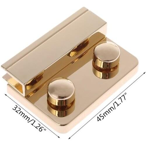 Bag Buckles Women Handbag Making Metal Push Lock Briefcase Lock Hardware Accessories