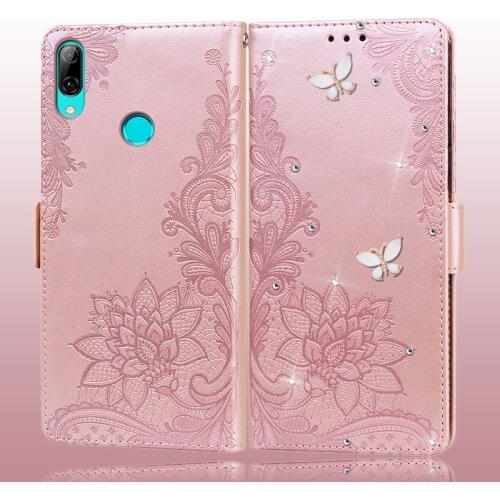 Luxury Bling Case For Huawei P Smart 2019 Case Huawei Honor 10 Lite Case Honor10 lite Leather Wallet Cover P Smart 2019 Coque