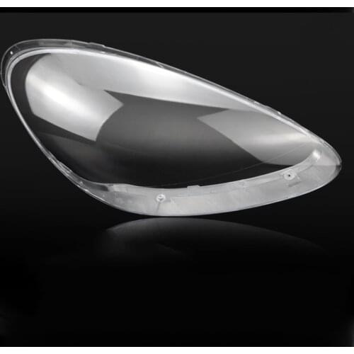 Replace lens Front headlight cover Lens protective case Front headlight transparent glass for Porsche Cayenne lampshade2010-2014