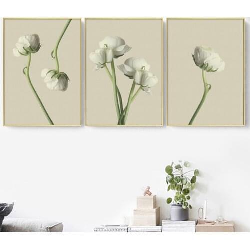Fresh Green Leaf Flower Nordic Posters And Prints Wall Art Canvas Painting Plant Wall Picture For Living Room Bedroom Home Decor