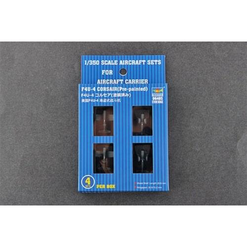 Trumpeter 06405 1/350 Scale F4U-4 Corsair Pre-painted Military Plastic Aircraft Model Set