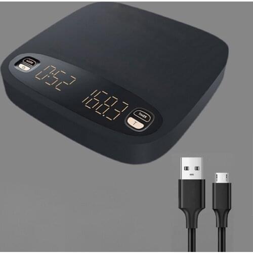Smart Electronic LED Digital Coffee Scale With Timer For Espresso Pour Over Hand Drip Brew Coffee Automatic Timing Barista Tools