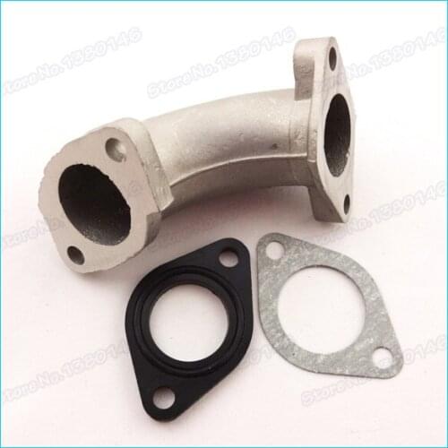 Pit bike 26mm Inlet Manifold Intake Pipe & Gasket For 110cc 125cc 140cc Pit Dirt ProDirt Bike Scooter Atv Motorcycle Motocross