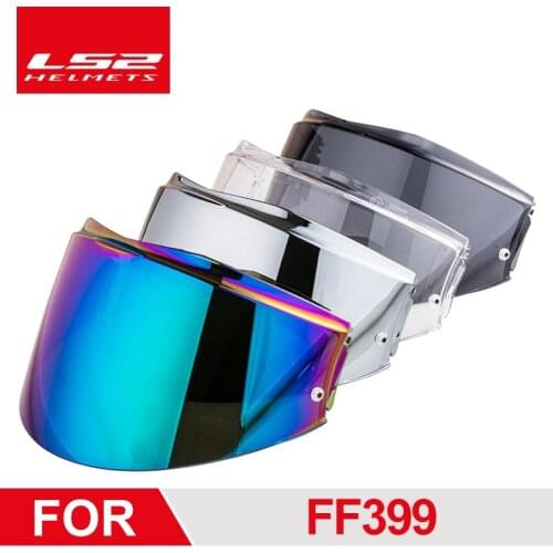 LS2 Valiant helmet visor smoke rainbow silver original extra lens shield for LS2 FF399 model with anti-fog patch holes