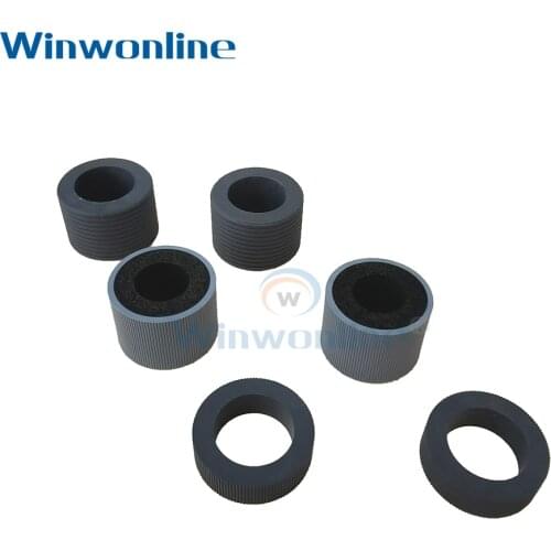 1 set 6pcs Scanner pick up roller tires Rubber for Fujitsu fi-5900C fi-5950 PA03450-K011 PA03450-K012 PA03450-K013 high quality