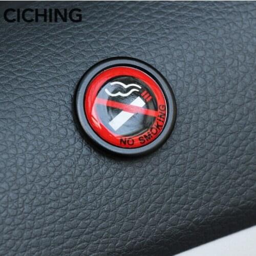1pcs car-styling No Smoking Logo for Volkswagen VW Golf 4 6 7 GTI Tiguan Passat B5 B6 B7 CC Jetta MK5 MK6 Polo Scirocco Lavida