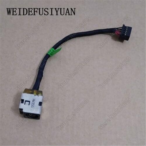 10pcs/lot AC DC in Power Jack w/Cable Replacement for HP ZBOOK 15 17 G1 G2 Series 727819-FD9