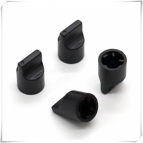10 Pieces Plastic Half Shaft Knob Diameter 10mm Height 14.5mm Potentiometer Encoder Knob 180 Degree D-Shaped Inner Hole 6mm