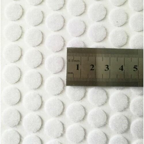 13mm(1/2inch) Diameters coins,1000sets , Sticky Back self fastening Dots. Adhesive round hook&loop,2G Brand