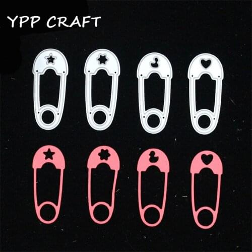 YPP CRAFT 4pc Lovely Buckle Cutting Dies Stencils for DIY Scrapbooking/photo album Decorative Embossing DIY Paper Cards
