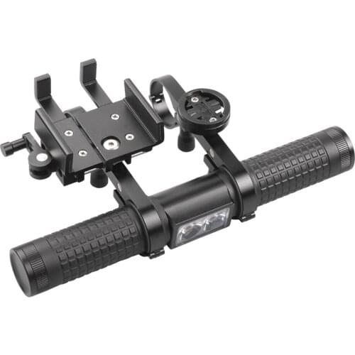 5 in 1 Bicycle Handlebar Extension Frame Bike Headlight Light Stand Cycling Computer Holder Extension Bracket Cycling Supplies