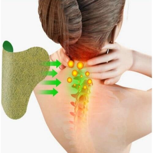 60Pcs Health Care Cervical Patch Pain Plaster Relaxing Natural Wormwood Rheumatic Arthritis Plaster for Neck Shoulder Massage