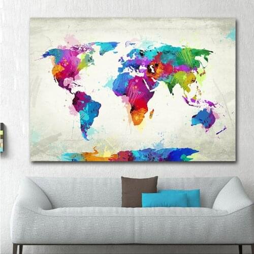 World Map 5D diy Diamond Painting Cross Stitch Full square Round drill Diamond Embroidery Mosaic 5d puzzles wall stickersZP-3733